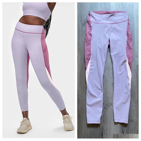 Outdoor Voices Leggings High Waisted Zoom 7/8 Gym Small Workout - Picture 2 of 12